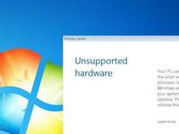 Win7封杀Ryzen：APU中枪