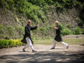 挪威双胞胎上了武当山 要学正宗太极拳