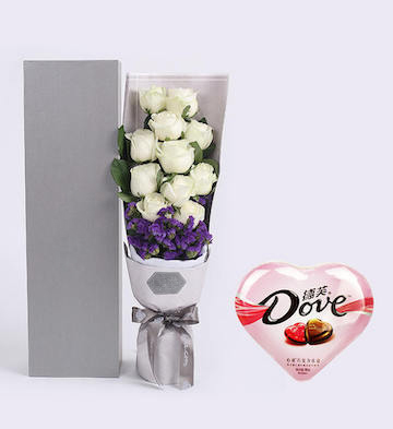 真爱如初＋德芙心语巧克力组合套装