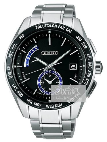 精工Brightz系列两地时男士腕表SAGA179