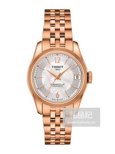 Tissot  天梭宝环系列天文台认证款钢带80机芯机械女表T1082083311700