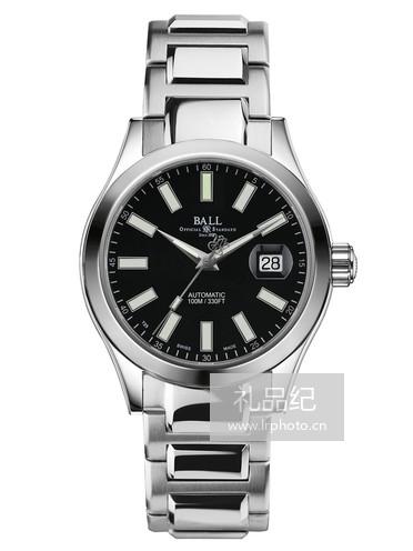 波尔工程师升级系列NM2026C-S6J-BK黑盘强光男表