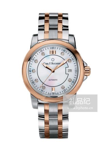 宝齐莱柏拉维系列自动日历腕表间金款00.10617.07.77.21