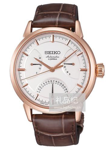 精工Seiko Presage系列动力存储显示自动机械男士腕表SARD006