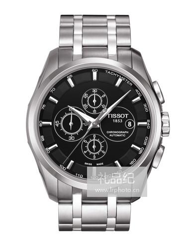 Tissot  天梭库图系列钢带机械男表T0356271105100