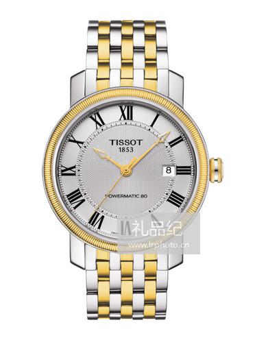Tissot  天梭港湾系列钢带80机芯机械男表T0974072203300