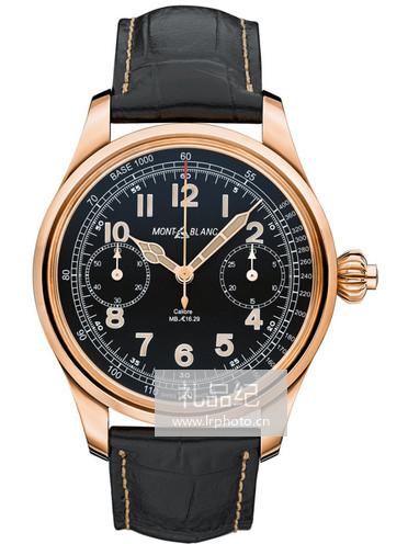 万宝龙维莱尔1858系列U0112637测速计计时限量版男表