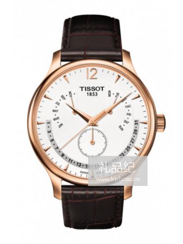 Tissot  天梭俊雅系列皮带石英男表T0636373603700