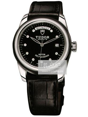 帝舵骏珏系列56010n-ls黑色真皮