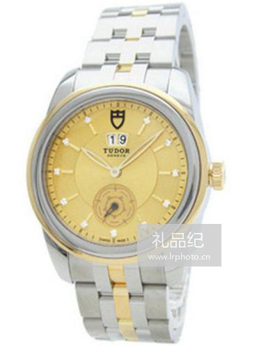 帝舵骏珏系列57003_银色表盘_18K黄金钢带