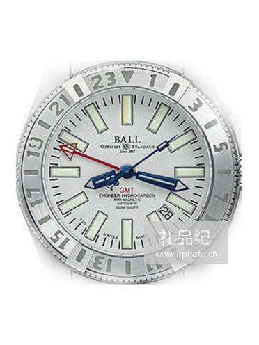 波尔工程师碳氢系列两地时间二型DG1016A-S1J-BK白色