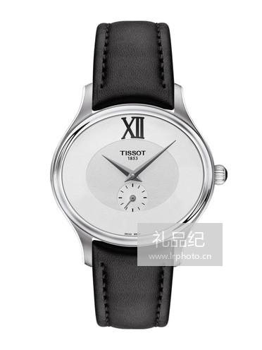 Tissot  天梭臻时系列皮带石英女表T1033101603300
