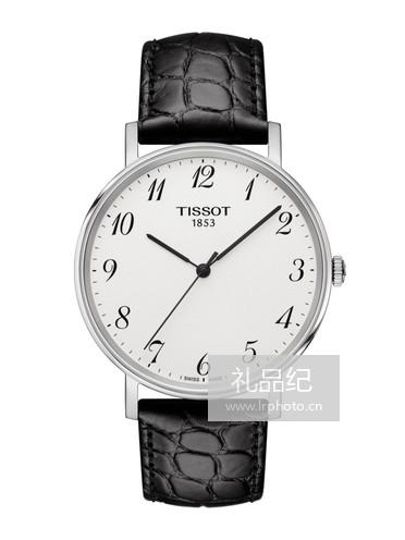 Tissot  天梭魅时系列皮带石英男表T1094101603200