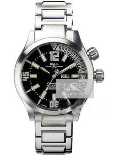 波尔工程师长官升级系列DC1028C-S2J-BK黑盘精钢表链