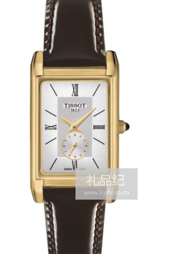 天梭Prestigious金色系列T923.335.16.038.00女士石英手表