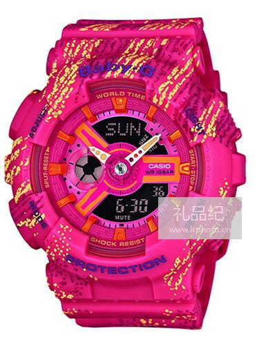 卡西欧BABY-G主题系列BA-110TX-4A女表