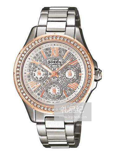 卡西欧SHEEN系列SHE-3504SG-7AU女表