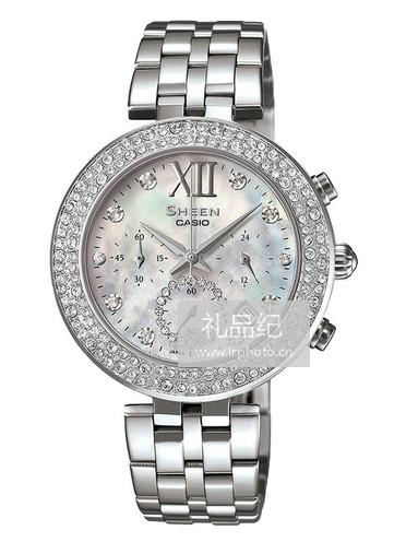 卡西欧SHEEN系列SHE-5518D-7AU女表