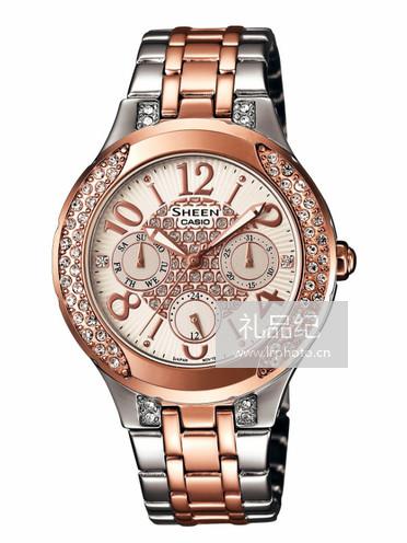 卡西欧SHEEN系列SHE-3803SG-7AU女表