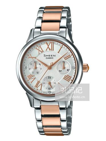 卡西欧SHEEN系列SHE-3049SPG-7A女表