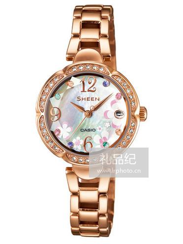 卡西欧SHEEN系列SHE-4038PG-7AUPR女士