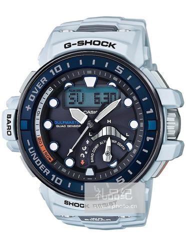 BASEL G-SHOCK系列强悍进阶版GWN-Q1000-1A-White腕表