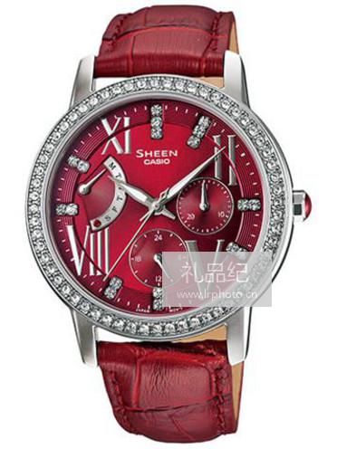 CASIO卡西欧SHEEN MULTI-HAND ANALOG系列SHE-3025L-4A