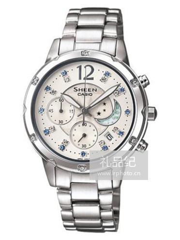 CASIO卡西欧SHEEN CHRONOGRAPH计时系列SHE-5017D-7A