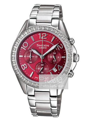 CASIO卡西欧SHEEN CHRONOGRAPH计时系列SHE-5022D-4A