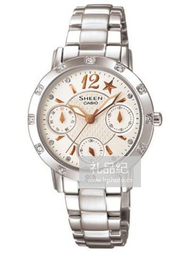 CASIO卡西欧SHEEN MULTI-HAND ANALOG系列SHN-3020D-7A