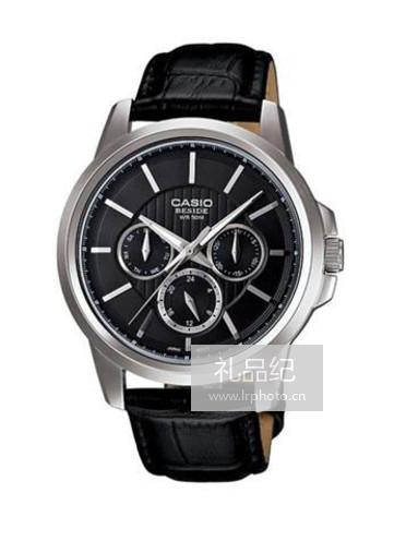 CASIO卡西欧大众指针BESIDE-MAN系列BEM-307L-1AV