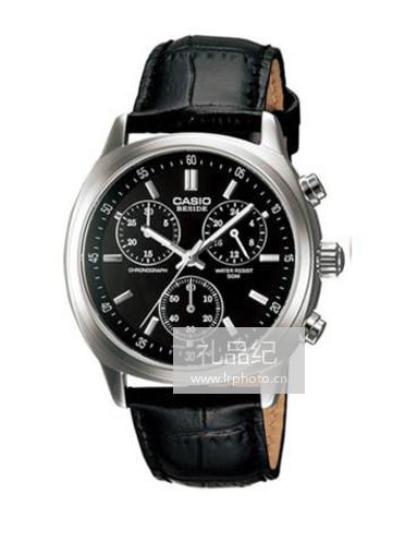 CASIO卡西欧大众指针BESIDE-MAN系列BEM-502L-1AV