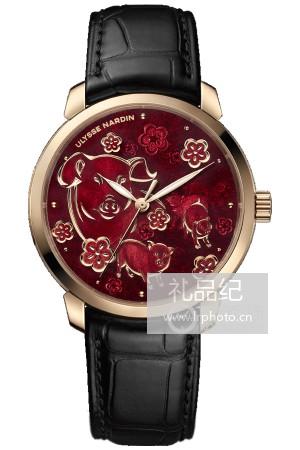 雅典表鎏金系列8152-111-2/PIG腕表