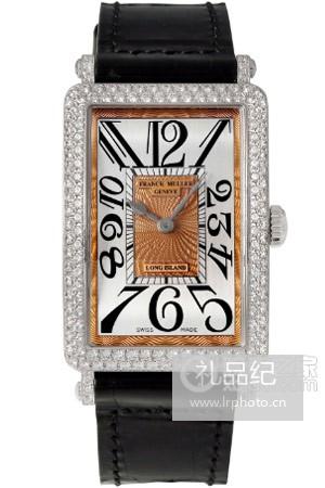法穆兰LONG ISLAND  系列952 QZ Flam Steel Gold 镶钻腕表