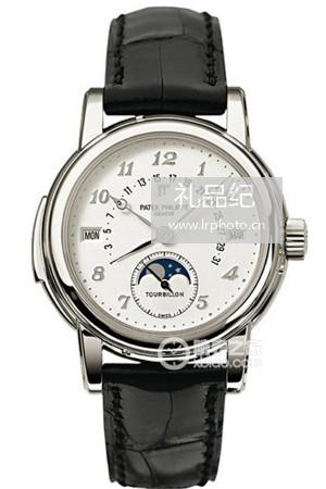 百达翡丽超级复杂功能时计系列5016P铂金 白盘腕表