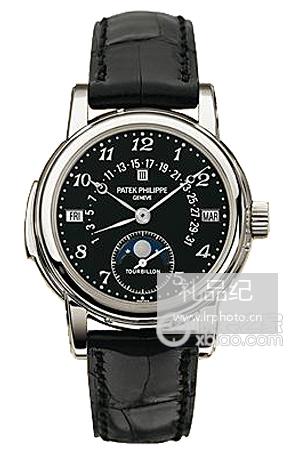 百达翡丽超级复杂功能时计系列5016P铂金 黑盘腕表