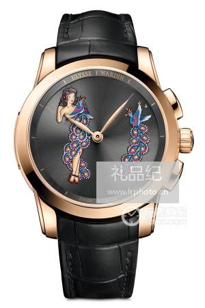 雅典表鎏金系列6106-130/E2-PINUP腕表