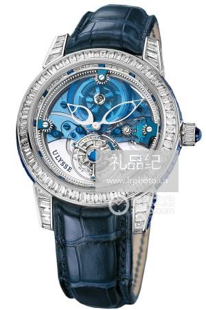 雅典表鎏金系列799-99BAG 表圈镶嵌白钻腕表