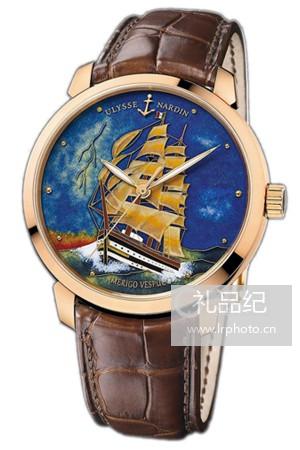 雅典表鎏金系列8156-111-2/AV腕表