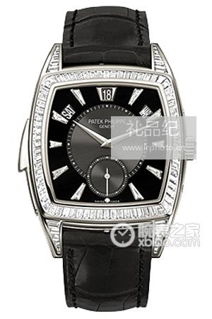 百达翡丽超级复杂功能时计系列5033/100P铂金 黑盘腕表