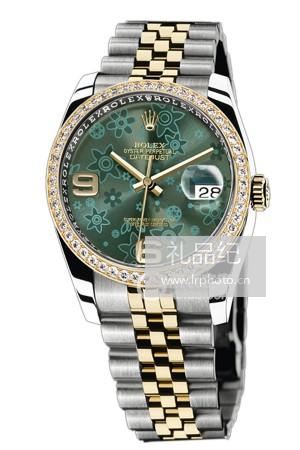 劳力士蚝式恒动系列116243-63603花朵图案表盘腕表