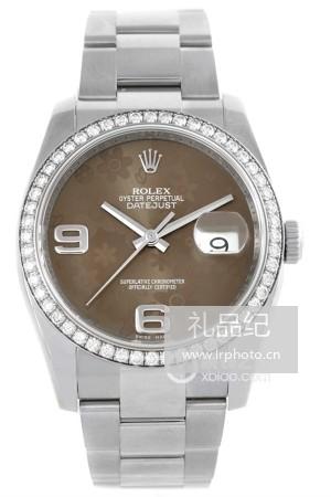 劳力士蚝式恒动系列116244-72600花朵图案表盘腕表