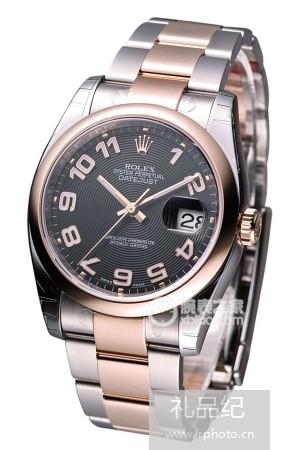劳力士女装日志型系列116201-72601 黑盘腕表