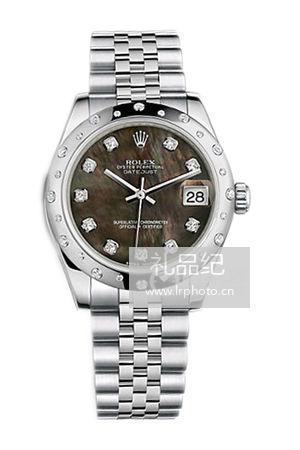 劳力士日志型系列m178344-0008 NG黑贝母镶钻腕表