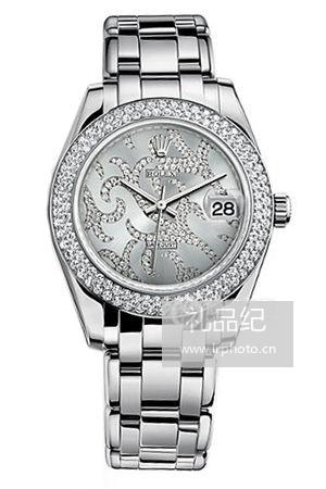 劳力士PEARLMASTER系列81339深铑白色表盘腕表