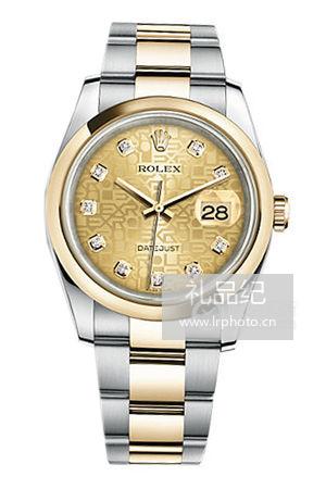 劳力士日志型系列116203纪念花纹镶钻腕表