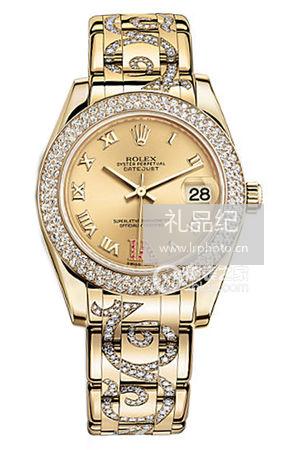 劳力士PEARLMASTER系列81338-香槟色腕表