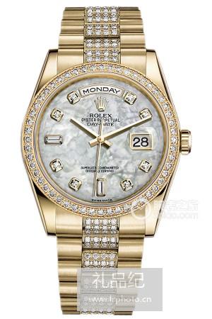 劳力士星期日历型系列m118348-0061腕表
