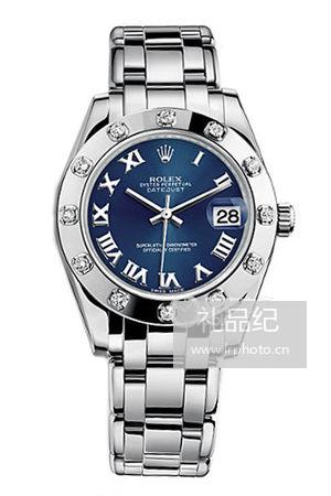 劳力士PEARLMASTER系列81319 蓝色表盘腕表