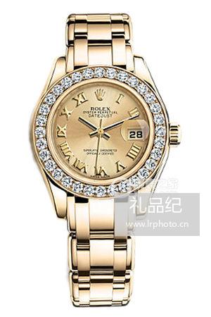 劳力士PEARLMASTER系列80298-香槟色表盘腕表